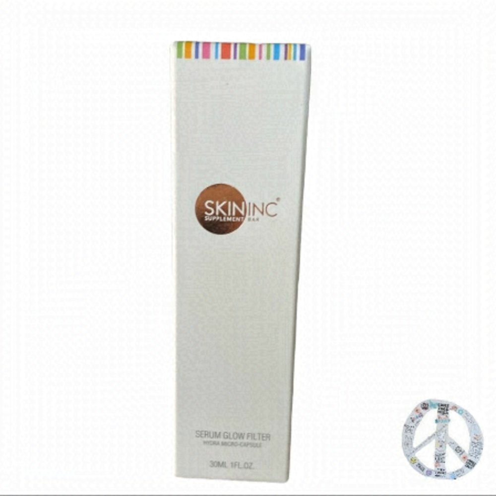 𝅺$10$ add on SKININC supplement bar - serum glow filter. 30ml sealed in box